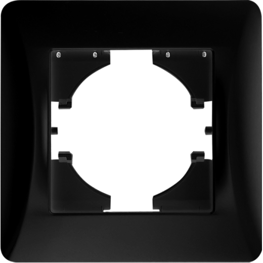 Рамка 1 пост (антрацит) серия BW