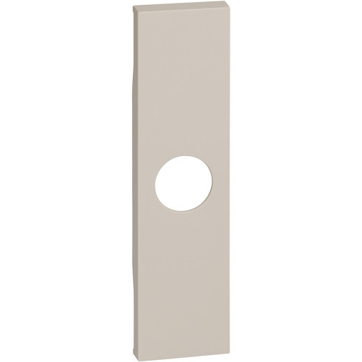 LIVING NOW. Лицевая панель для TV розеток и кабельных выводов с 1 отверстием 1 модуль.Цвет Песочный.