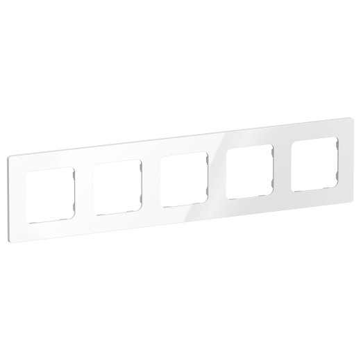 FLITE Рамка 5-мест. РУ-5-К-ФлБ бел. IEK