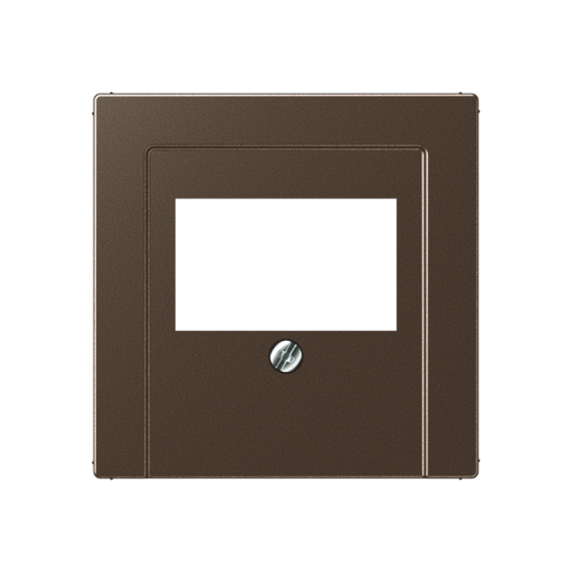 Крышка для ТАЕ и USB розеток, фиксация винтом, дюропласт, мокко, A500