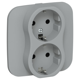 FLITE Роз. 2-я с з/к без з/ш б/к 16А РС12-1-А-ФлС сер. IEK