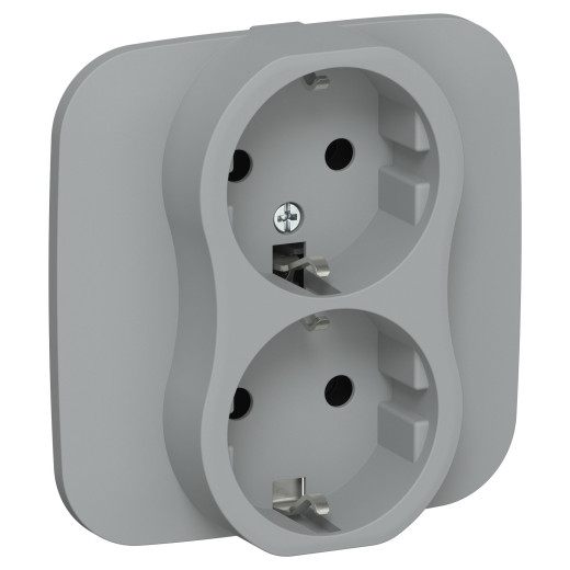 FLITE Роз. 2-я с з/к без з/ш б/к 16А РС12-1-А-ФлС сер. IEK