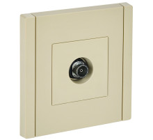 IEK FORTE&PIANO Ваниль Розетка TV оконечная FP428