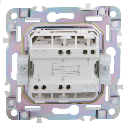 SKANDY Выключ. 1-кл. перекр. 10А SK-V03Gr сер. IEK