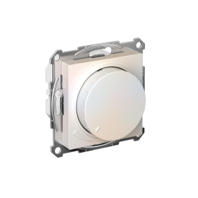 Systeme Electric AtlasDesign Жемчуг Светорегулятор (диммер) повор-нажим, LED, RC, 400Вт, мех.