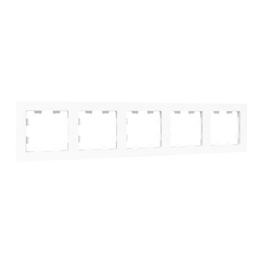 5 - местная рамка, белая, пластик Эпика EKF