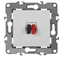 ЭРА Розетка Серия 12 12-3111-01 аудио IP20 белый