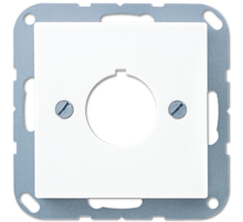 JUNG AS 500 Белая Крышка для установки специальных гнезд, диам. 22,5мм