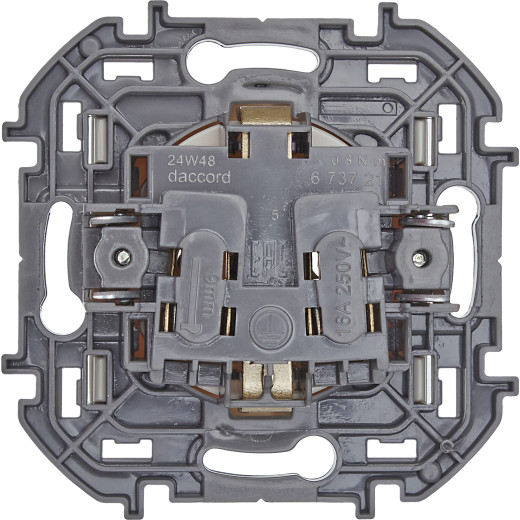 Розетка с заземлением - Legrand/Daccord Inspiria - без шторок 16А 250В винтовые зажимы - слоновая кость