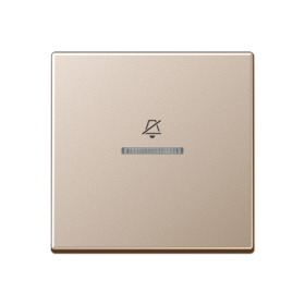 JUNG Двойная клавиша на гостиничный выключатель, комнатный модуль, шампань