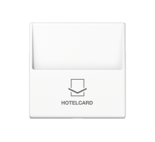 JUNG Белый Выключатель карточный