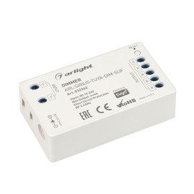 Arlight Диммер ARL-SIRIUS-TUYA-DIM-SUF (12-24V, 4x4A, 2.4G) (IP20 Пластик, 3 года)