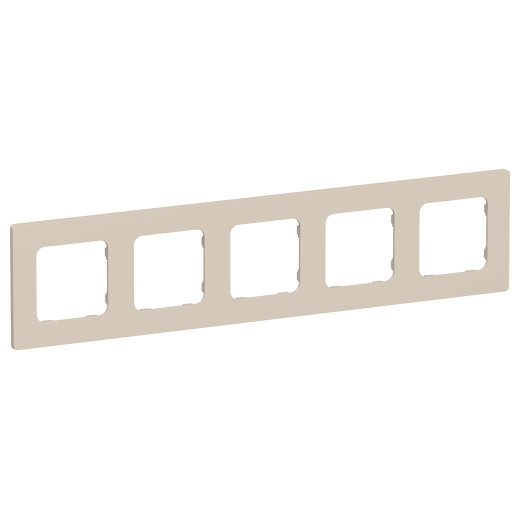 FLITE Рамка 5-мест. РУ-5-К-ФлЛ льн. IEK