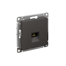Systeme Electric AtlasDesign Базальт Розетка компьютерная RJ45, кат. 6A, механизм