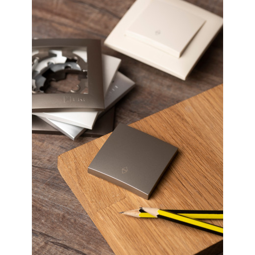 Валенсия лицевая панель выключателя проходного 1-кл. 10А кашемир EKF PROxima