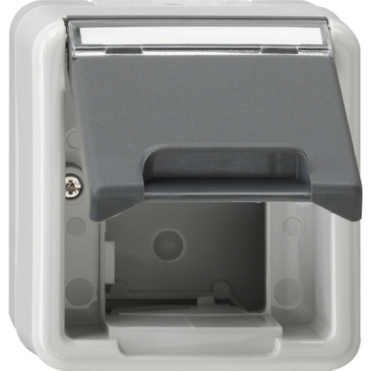 Корпус с крышкой для приборов подключения вычислительной техники