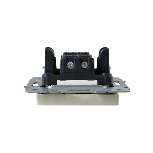 BRITE Выключ. 1-кл. прох. с инд. 10А ВС10-1-7-БрКр беж. IEK