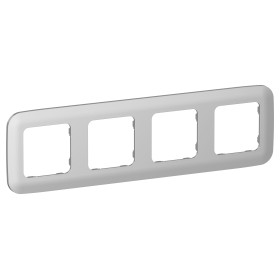 FLITE Рамка 4-мест. РУ-4-А-ФлА ал. IEK