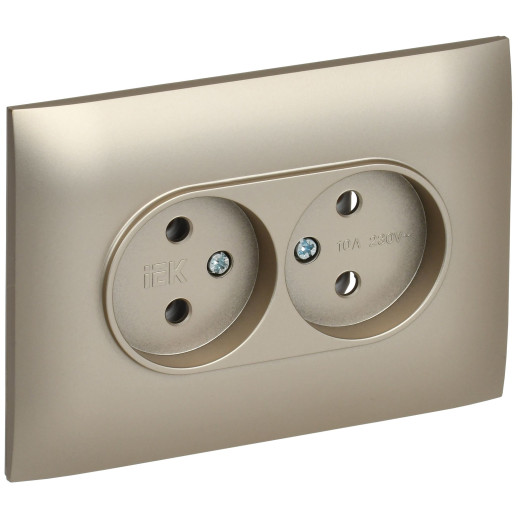 SKANDY Роз. 2-я без з/к/ш 10А в сб. SK-R10Sh шамп. IEK