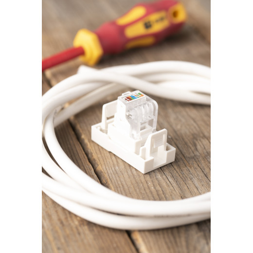 Розетка RJ45 кат. 5e, 1 модуль EKF