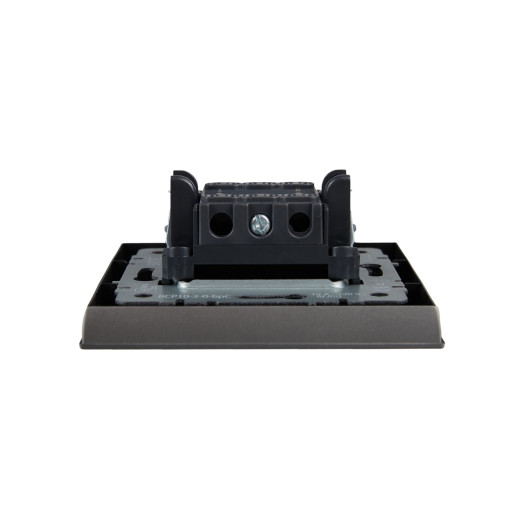 BRITE Выключ. 2-кл. 10А в сб. ВСР10-2-0-БрС сталь IEK