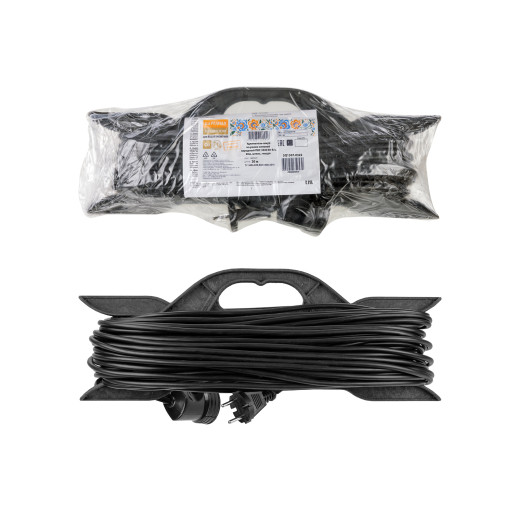 Удлинитель-шнур на рамке силовой народный ПВС 3500 Вт б/з, 20м, штепс. гнездо