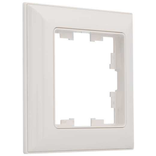 BRITE Рамка 1-мест. РУ-1-Бр бел./бел. IEK