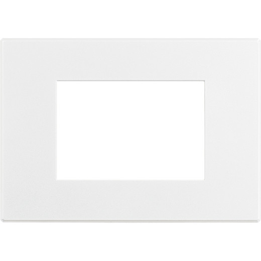 AXOLUTE Air рамка,итальянская модульность, 3 модуля, Матовый белый