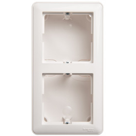 Systeme Electric Wessen 59 Бел Коробка 2-ая подъемная для наружного монтажа с рамкой