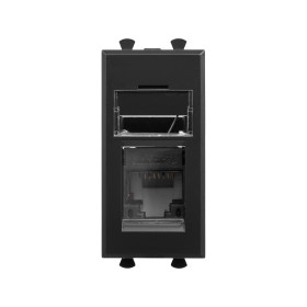 DKC Компьютерная розетка RJ-45 модульная, кат.5е, 