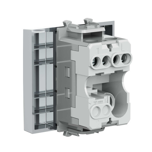 Кнопка одноклавишная модульная, Avanti, закаленная сталь, 2 модуля