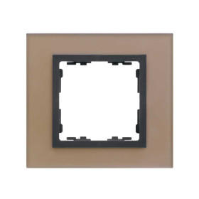 Simon 82 Nature Медь/Графит (стекло) Рамка 1-ая