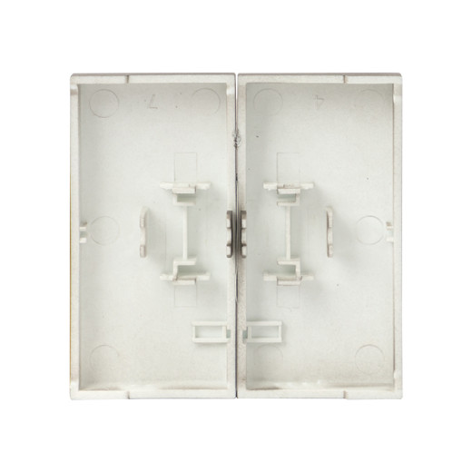 Валенсия лицевая панель выключателя 2-кл. 10А кашемир EKF PROxima