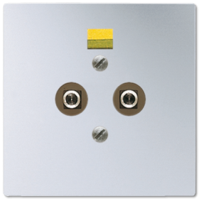JUNG Штепсельная розетка для выравнивания потенциалов; алюминий