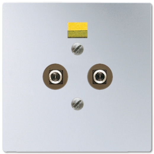 Штепсельная розетка для выравнивания потенциалов, алюминий