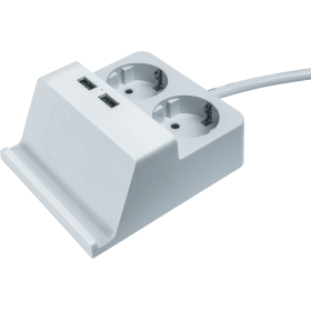 Navigator Удлинитель 61 457 NPE-USB03-02-150-E-3X1с/з 2 гн.1.5м USB2.1A