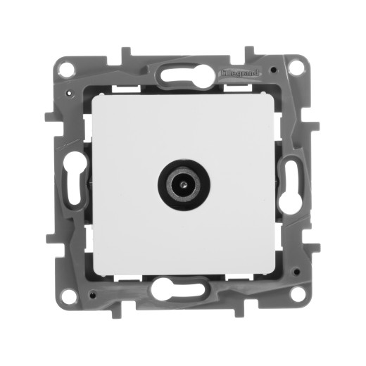 Розетка TV (телевизионная) - Legrand Etika - оконечная - белый