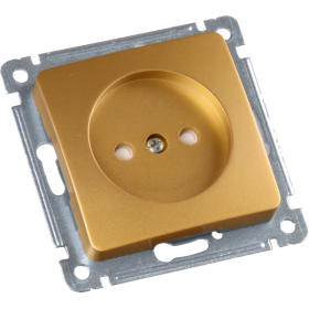 Hegel Мастер внутр Золото РС16-402-07 Розетка, со шторками, механизм