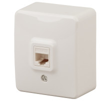 ЭРА Розетка Эксперт 11-3203-02 информационная RJ45 ОУ IP20 слоновая кость