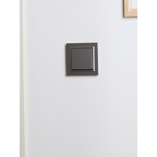 BRITE Рамка 1-мест. IP44 РУ-1-БрС-44 сталь IEK