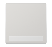 JUNG LS 990 Светло-серая Клавиша 1-ая с полем для надписи