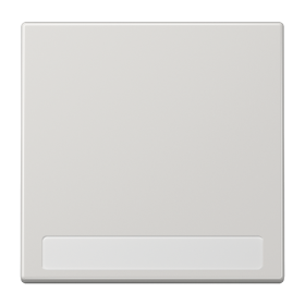 JUNG LS 990 Светло-серая Клавиша 1-ая с полем для надписи