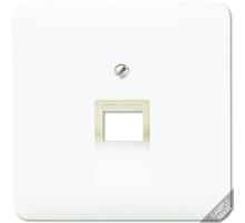 JUNG CD 500/CD plus Бежевая Накладка 1-ой наклонной ТЛФ/комп розетки