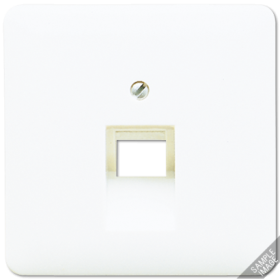 JUNG CD 500/CD plus Бежевая Накладка 1-ой наклонной ТЛФ/комп розетки