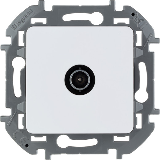 Розетка TV (телевизионная) - Legrand/Daccord Inspiria - проходная - белый