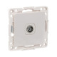Стокгольм Механизм Розетки TV 1-местной проходной 75Ом 5-862МГц винтовые клеммы белый EKF PROxima