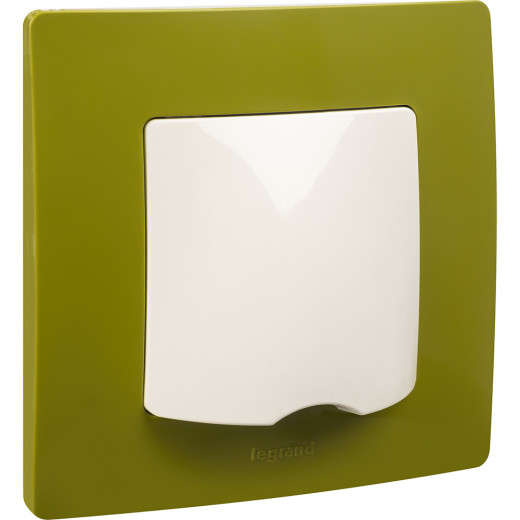 Вывод кабеля IP21 - Legrand Etika - с зажимом для кабеля - белый