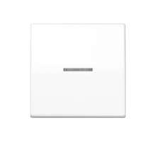 JUNG Клавиша для балансирного выключателя с окошком для подсветки термопласт белая