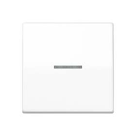 JUNG Клавиша для балансирного выключателя с окошком для подсветки термопласт белая