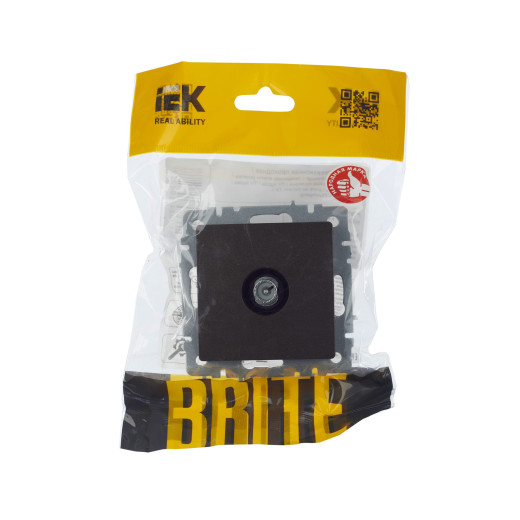 BRITE Роз. TV проходная РТВ10-0-БрТБ бр. IEK